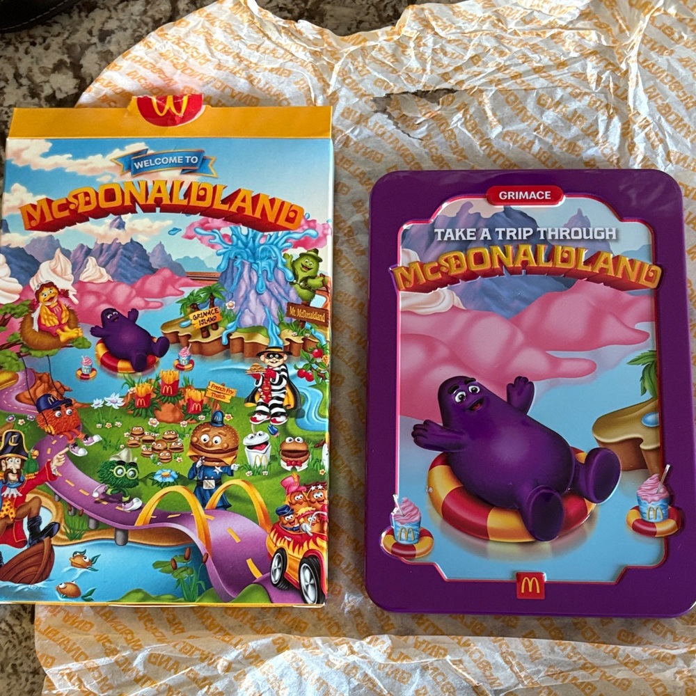 McDonald's McDonaldland Adventure Set Collectable-Grimace
